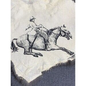 Printed Rabbit Pelt: Bronc